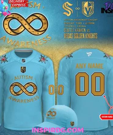 Vegas Golden Knights Autism Awareness 2025 Hockey Jersey