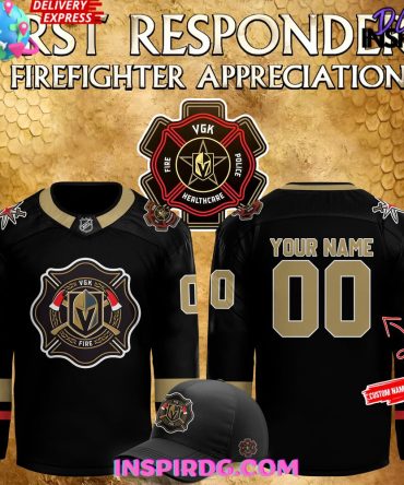 Vegas Golden Knights Firefighter Appreciation Night 2024 Hockey Jersey