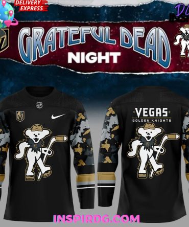Vegas Golden Knights Grateful Dead Night Special Hockey Jersey