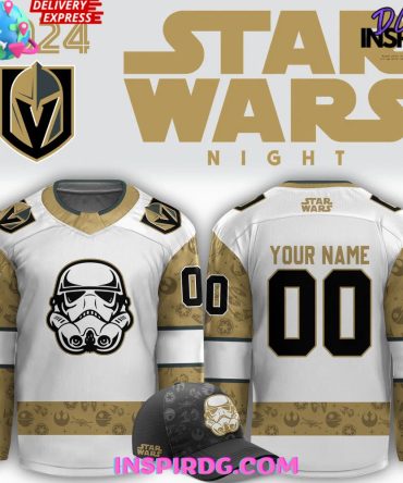 Vegas Golden Knights X Star Wars Night 2024 Custom Hockey Jersey