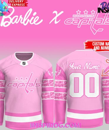 Washington Capitals Barbie Night 2025 Hockey Jersey