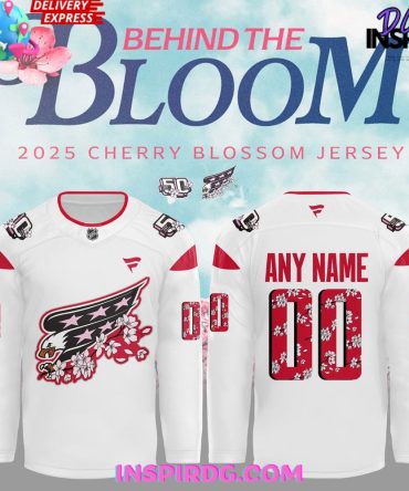 Washington Capitals Cherry Blossom 2025 Red Hockey Jersey