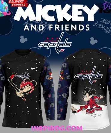 Washington Capitals Mickey & Friends Special Hockey Jersey