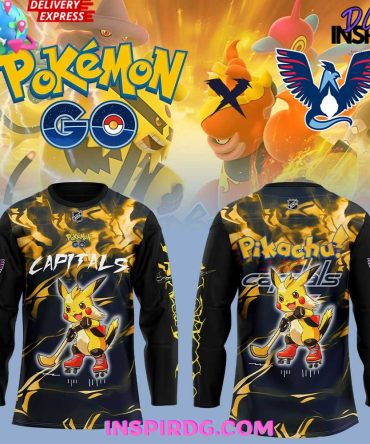 Washington Capitals Pokémon Go Special Hockey Jersey