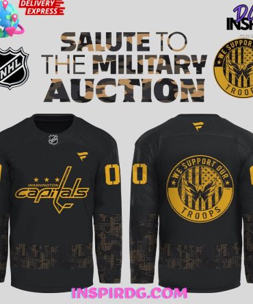 Washington Capitals Salute To The Military Special Edition Jersey