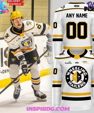 Wheeling Nailers New Uniforms 2025 White Hockey Jersey