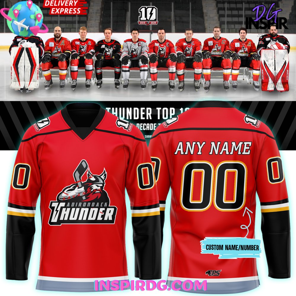 Wichita Thunder 10Th Anniversary Special Hockey Jersey