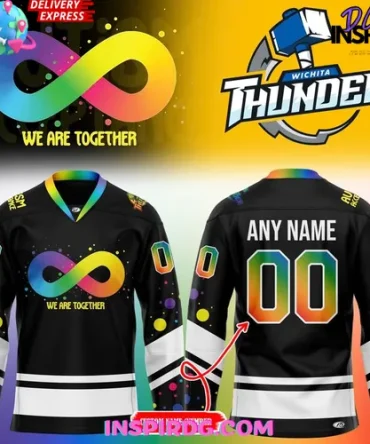Wichita Thunder 2025 Autism Awareness Hockey Jersey
