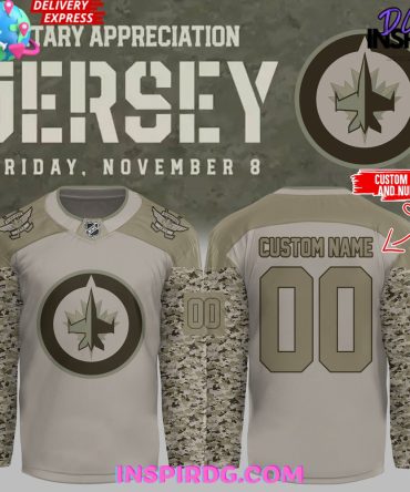 Winnipeg Jets Military Appreciation 2024 Hockey Jersey