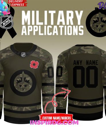 Winnipeg Jets Military Appreciation Night 2024 Hockey Jersey