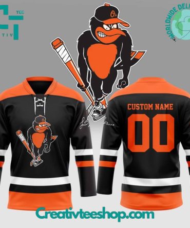Baltimore Orioles "The Oriole Bird" Special Hockey Jersey