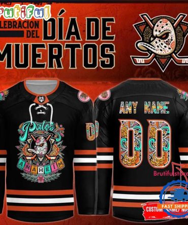 Anaheim Ducks Dia De Los Muertos 2025 Hockey Jersey