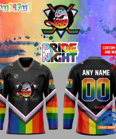 Anaheim Ducks Lgbt Pride Night Special New 2025 Hockey Jersey