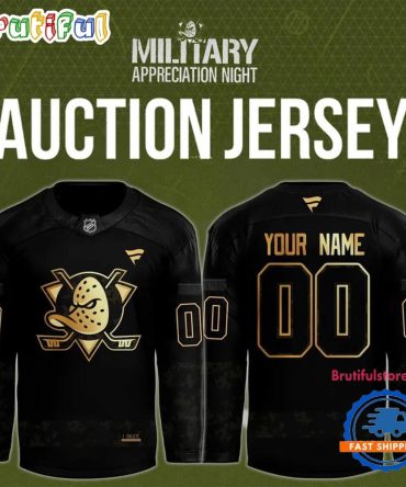 Anaheim Ducks Military Night 2025 Jersey Shirt