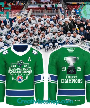 Abbotsford Canucks 2025 Calder Cup Champions Special Hockey Jersey