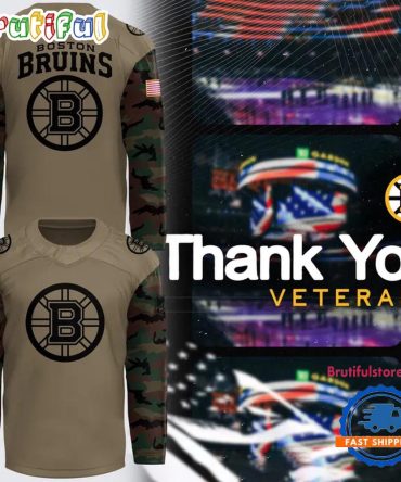 Boston Bruins Military Appreciation Night 2025 Limited Hockey Jersey
