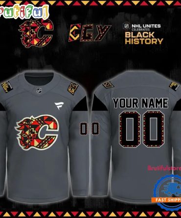 Calgary Flames Black History Month Hockey Jersey