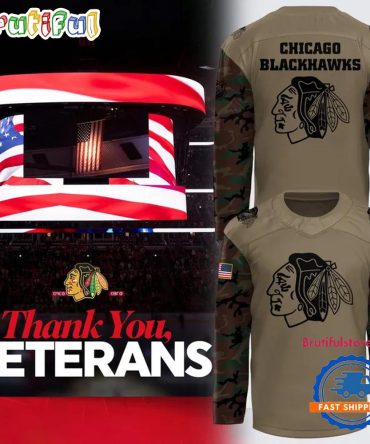 Chicago Blackhawks Military Appreciation Night 2025 Limited Hockey Jersey