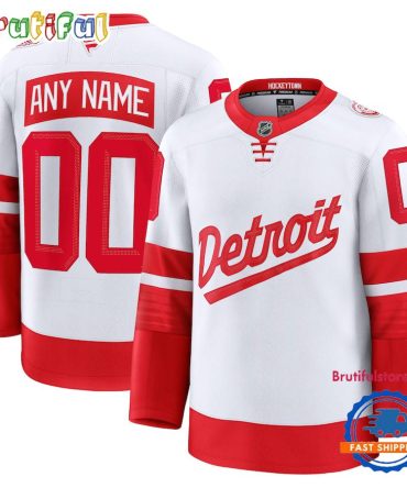 Detroit Red Wings 2025 Nhl Stadium Series Custom Premium Hockey Jerssey