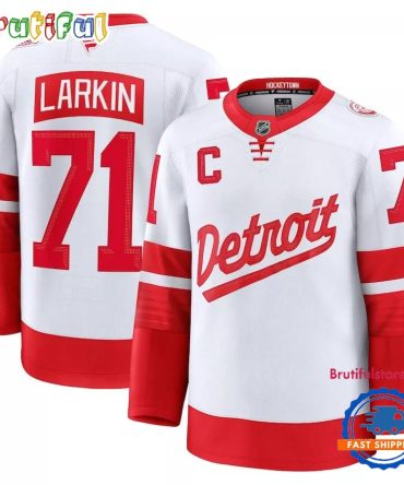 Detroit Red Wings 2025 Nhl Stadium Series Dylan Larkin #71 Hockey Jerssey