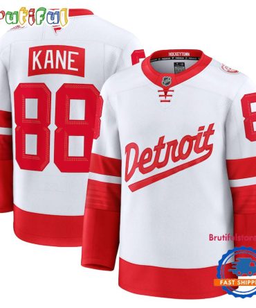 Detroit Red Wings 2025 Nhl Stadium Series Patrick Kane #88 Hockey Jerssey