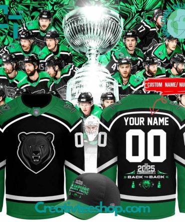Binghamton Black Bears X Commissioners Cup Champions 2025 Hockey Jersey