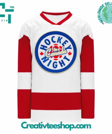 Detroit Red Wings Hockey Night In Canada Hockey Jersey