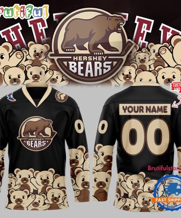 Hershey Bears 2024 Hockey Team New Design Jersey Shirt