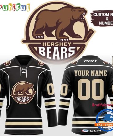 Hershey Bears New Uniform 2026 Limited Edition Hockey Jersey