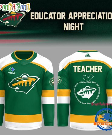Minnesota Wild Educators Appreciation Night 2025 Hockey Jersey