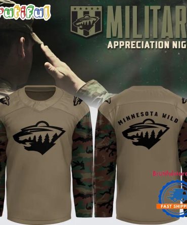 Minnesota Wild Military Appreciation Night 2025 Limited Hockey Jersey