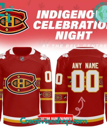 Canadiens Montral X 2025 Indigenous Celebrations Night Special Hockey Jersey