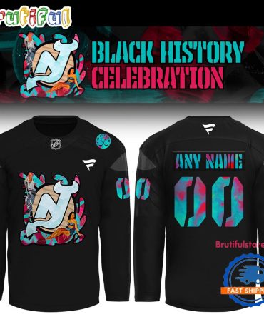 New Jersey Devils Celebrating Black History Limited Edition Custom Hockey Jersey