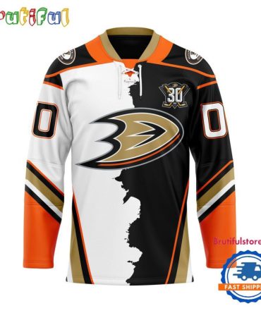 Nhl Anaheim Ducks Home Mix Away New Design Hockey Jersey