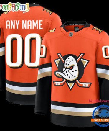 Nhl Anaheim Ducks Home Premium Custom Hockey Jersey