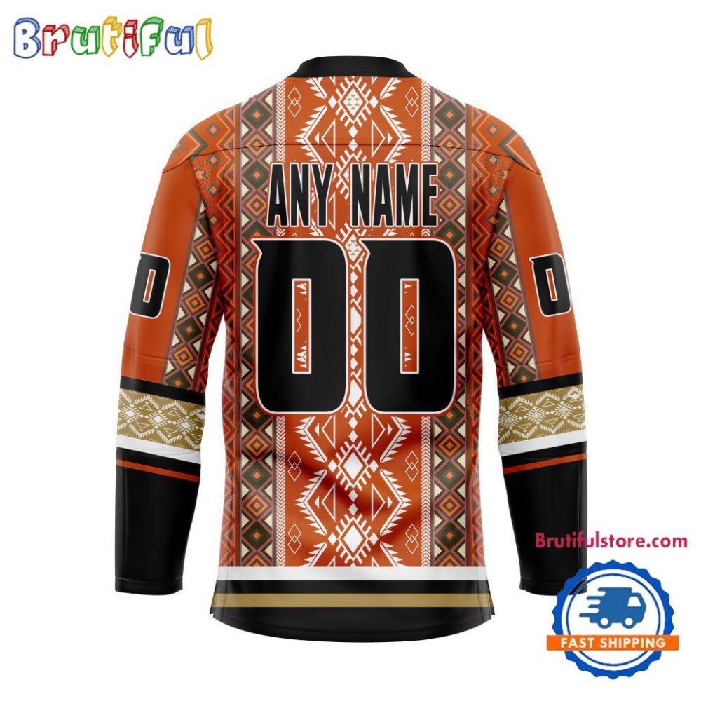 Nhl Anaheim Ducks Personalized Native American Hockey Jersey - Image 2