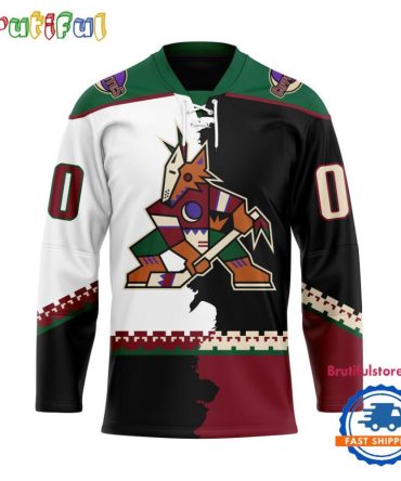 Nhl Arizona Coyotes Home Mix Away New Design Hockey Jersey