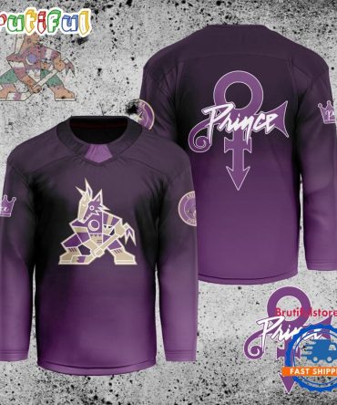 Nhl Arizona Coyotes Personalized Prince Night Hockey Jersey