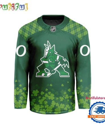 Nhl Arizona Coyotes St.Patrick'S Day New Design Hockey Jersey, Nhl Patricks Day Jersey