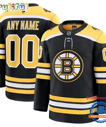 Nhl Boston Bruins Home Premium Custom Hockey Jersey