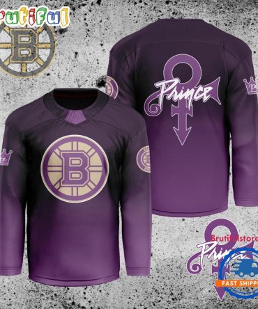Nhl Boston Bruins Personalized Prince Night Hockey Jersey