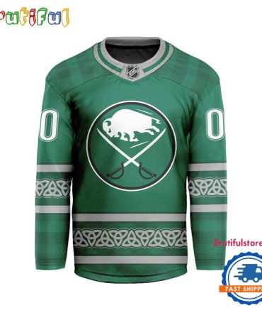 Nhl Buffalo Sabres For St.Patrick'S Day Limited New Hockey Jersey