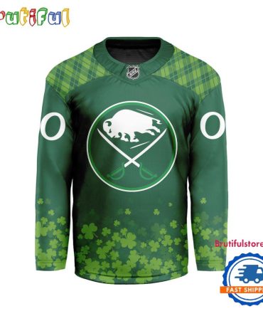Nhl Buffalo Sabres St.Patrick'S Day New Design Hockey Jersey, Nhl Patricks Day Jersey