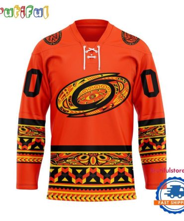 Nhl Carolina Hurricanes National Day For Truth And Reconciliation Design Hockey Jersey, Sport Jersey Shirt