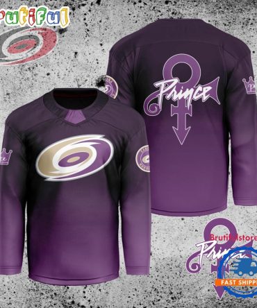 Nhl Carolina Hurricanes Personalized Prince Night Hockey Jersey