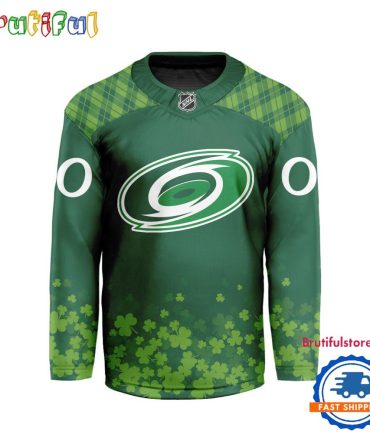 Nhl Carolina Hurricanes St.Patrick'S Day New Design Hockey Jersey, Nhl Patricks Day Jersey