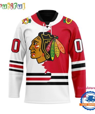 Nhl Chicago Blackhawks Home Mix Away New Design Hockey Jersey