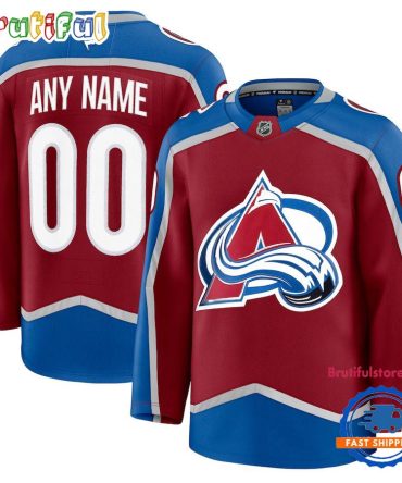 Nhl Colorado Avalanche Home Premium Custom Hockey Jersey