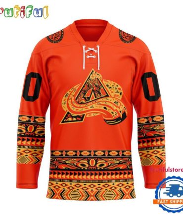 Nhl Colorado Avalanche National Day For Truth And Reconciliation Design Hockey Jersey, Sport Jersey Shirt