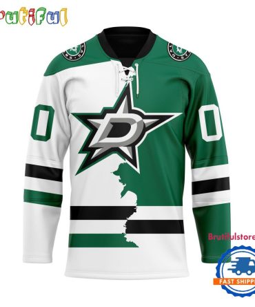 Nhl Dallas Stars Home Mix Away New Design Hockey Jersey
